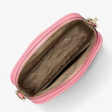 MICHAEL KORS JET SET SIGNATURE LOGO SMALL SHOULDER CROSSBODY BAG 35R6GTVC1V CARNATION DARK PINK