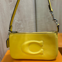 COACH NOLITA 19 SHOULDER BAG LEATHER CR364 YELLOW