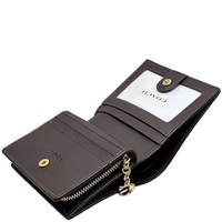 COACH SNAP WALLET WITH COACH HERITAGE CM216 GOLD/BLACK