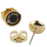 MARC JACOBS M0017169-001 THE MEDALLION STUDS BLACK / GOLD