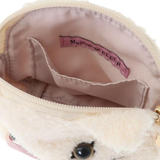 MAISON DE FLEUR FROM JAPAN APPAREL WOMEN'S CAT ROUND POUCH BEIGE