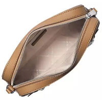 MICHAEL KORS SIGNATURE LOGO OMBRE JET SET LARGE CROSSBODY BAG IN HUSK 35R5STTC9V IN HUSK BROWN