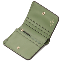 KATE SPADE LENA SMALL BIFOLD WALLET KH788 GREEN ROMAINE
