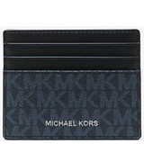 MICHAEL KORS OUTLET COOPER SIGNATURE LOGO CARD CASE ADMRL/PLBLUE 36U9LCRD1B