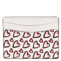 KATE SPADE NEW YORK MORGAN FANCY HEARTS CARD HOLDER KA076