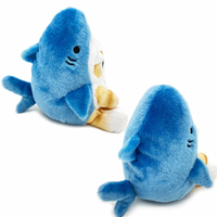 MOFUSAND FROM JAPAN POTETAMA PLUSH TOY, SHARK CAT, BEIGE LARGE