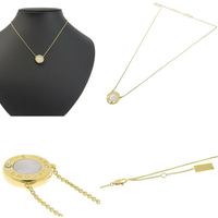 MARC JACOBS DOUBLE SIDED  THE MEDALLION MOP PENDANT J341MT7PF21 103 MOP/GOLD REVERSIBLE