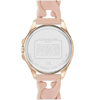 COACH BOXED 14503781 LIBBY RUBBER WATCH PINK