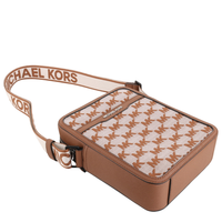 MICHAEL KORS COOPER LOGO JACQUARD FLIGHT BAG – LUGGAGE 37S4LPCM5J