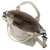 AGNES B. ENFANT 2 WAY DESIGN SHOULDER TOTE BAG WITH LOGO BA11 AC12 341 BEIGE