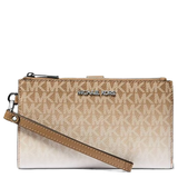 MICHAEL KORS WOMEN'S JET SET LARGE OMBRÉ SIGNATURE LOGO WRISTLET 35R5STVW3V HUSK