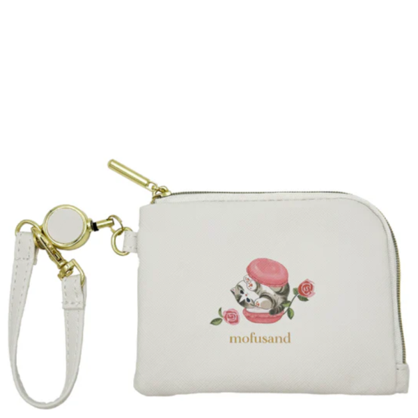 MOFUSAND FROM JAPAN MOFUSAND COIN CASE WITH PASS (SWEETS BLOSSOM IVORY)