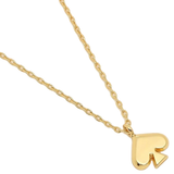 KATE SPADE EVERYDAY SPADE METAL MINI PENDANT NECKLACE IN GOLD O0RU3070