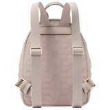 KATE SPADE NEW YORK SPADE FLOWER QUILTED NYLON SMALL BACKPACK KK158 COZY GREY