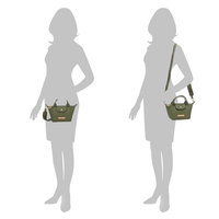 LONGCHAMP HANDBAG SHOULDER BAG PLIAGE EXTRA XS SIZE GREEN WOMEN'S LONGCHAMP 1500 L1500 HFZ 466 LAUREL