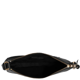 COACH ELLIE FILE CEOSSBODY BAG BLACK C1648 FULL LEATHER