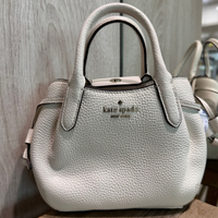 KATE SPADE DUMPLING MINI SATCHEL WHITE PARCHMENT KI859