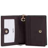 COACH SNAP WALLET IN SIGNATURE LEATHER (COACH CV415) BLACK