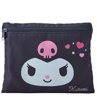 SANRIO JAPAN KUROMI FOLDABLE  TRAVEL BAG PURPLE