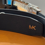 MICHAEL KORS OUTLET 34MM REVERSIBLE BELT NAVY 36S5LBLY1B