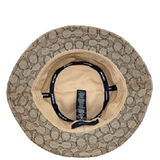 COACH SIGNATURE JACQUARD BUCKET HAT IN KHAKI CH401