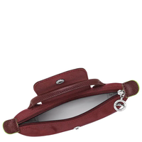LONGCHAMP LE PLIAGE GREEN POUCH WITH HANDLE 34175 919 P98 POMEGRANATE