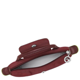 LONGCHAMP LE PLIAGE GREEN POUCH WITH HANDLE 34175 919 P98 POMEGRANATE