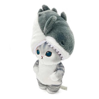 MOFUSAND PETTAMA PLUSH TOY (BITING) SHARK MEOW GREY