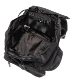 AGNES B LARGE BACKPACK NYLON BLACK LAPTOP A4 VUMOM-06 DRAWSTRING VUM0M-06