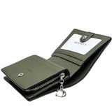 COACH SNAP WALLET IN SIGNATURE JACQUARD IN DENIM OLIVE CU401