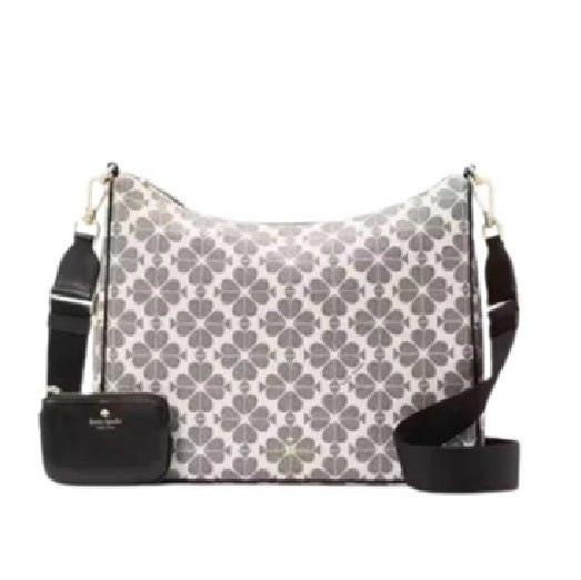 KATE SPADE SIGNATURE SPADE FLOWER PVC LARGE CROSSBODY  NAVY KK148