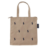 POLO RALPH LAUREN TOTE BAG WITH ZIP BEIGIE