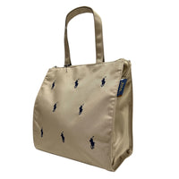 POLO RALPH LAUREN TOTE BAG WITH ZIP BEIGIE