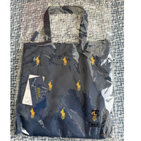 POLO RALPH LAUREN TOTE BAG WITH ZIP NAVY BLUE