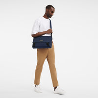 LONGCHAMP LARGE ENERGY CROSSBODY MEN BAG 20036 HSR 006 BLUE MARINE