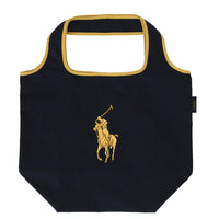 POLO RALPH LAUREN ECO BAG BLACK CHECK SOULDER BAG POLO DESIGN