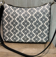 KATE SPADE SIGNATURE SPADE FLOWER PVC LARGE CROSSBODY  NAVY KK148