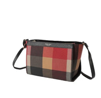 BLUE LABEL CRESTBRIDGE CHECK CROSSBODY BAG 5511240116 BLACK RED