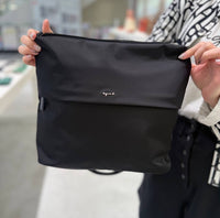 AGNES B CROSSBODY TRAVEL BAG  FROM JAPAN NYLON BAG N566VN01 BLACK BOUTIQUE COLLECTION