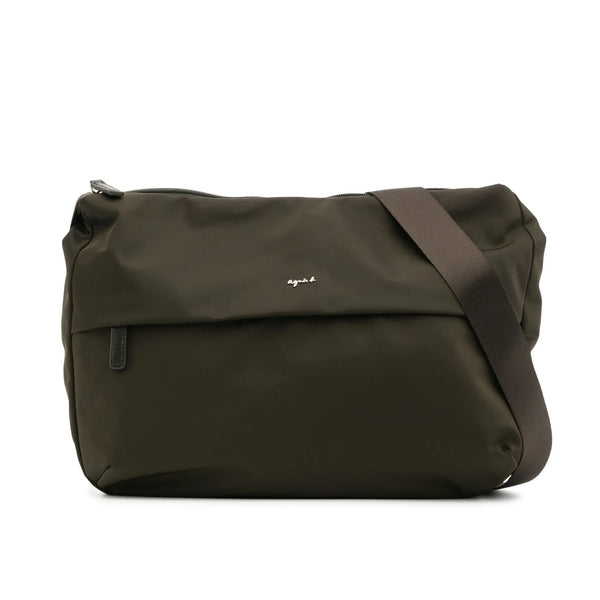 AGNES B CROSSBODY TRAVEL BAG  FROM JAPAN NYLON BAG N566VN01 GREEN BOUTIQUE COLLECTION