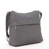 AGNES B CROSSBODY TRAVEL BAG  FROM JAPAN NYLON BAG N566VN01 GREY BOUTIQUE COLLECTION