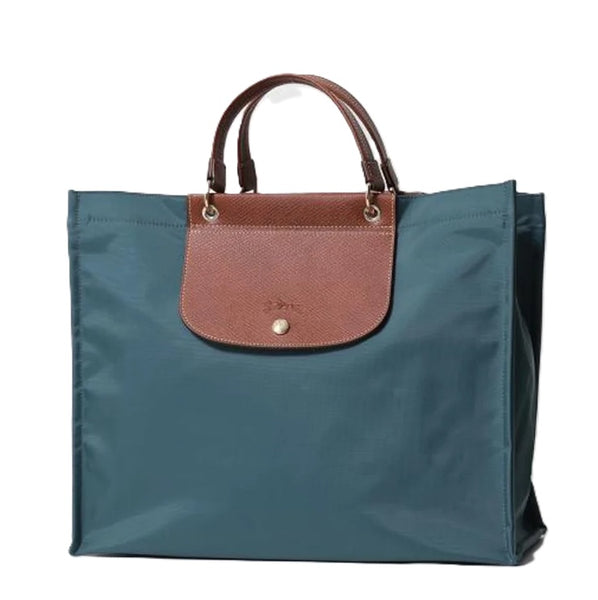 LONGCHAMP LE PLIAGE LARGE TOTE BAG CABAS CANVAS 10306 HGH 291 EUCALYPTUS GREEN