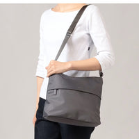 AGNES B CROSSBODY TRAVEL BAG  FROM JAPAN NYLON BAG N566VN01 GREY BOUTIQUE COLLECTION