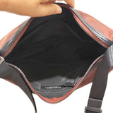 BLACK BLUE LABEL CRESTBRIDGE CHECK  CROSSBODY BAG FROM JAPAN 5114530584 DUMPLING UNISEX MAROON