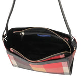 BLUE LABEL CRESTBRIDGE CHECK CROSSBODY BAG 5511240116 BLACK RED