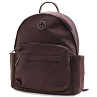 TORY BURCH ELLA MEDIUM NYLON BACKPACK 88368 TEMPRANILLO BURGUNDY