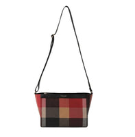 BLUE LABEL CRESTBRIDGE CHECK CROSSBODY BAG 5511240116 BLACK RED