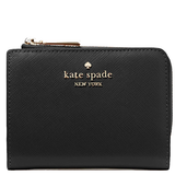 KATE SPADE MADISON SMALL L ZIP WALLET KH615 BLACK