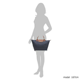 LONGCHAMP LE PLIAGE MEDIUM SHORT HANDLE SHOPPING BAG L1623 089 P68 NAVY 1623 089 P68