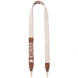 MICHAEL KORS JET SET TRAVEL LOGO WEBBING STRAP 35MM 35S4GTVN3C BROWN LUGGAGE